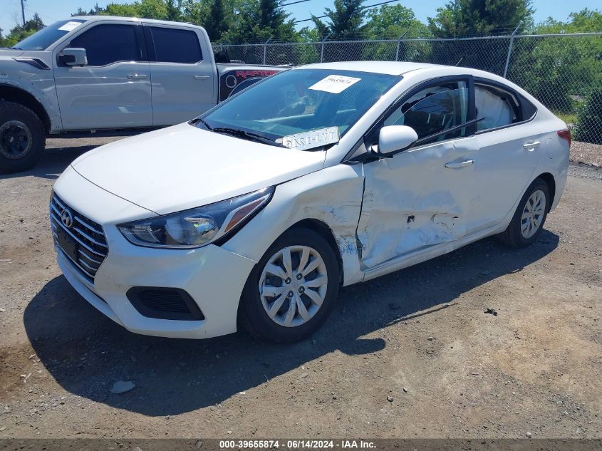 2022 Hyundai Accent Se VIN: 3KPC24A69NE171328 Lot: 39655874