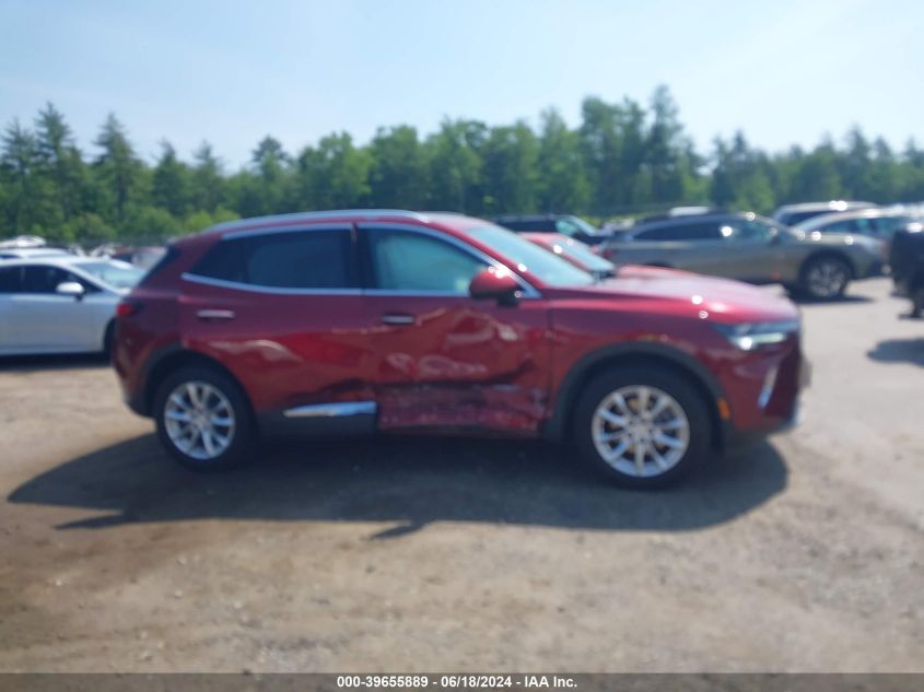 2021 Buick Envision Awd Preferred VIN: LRBFZMR45MD194874 Lot: 39655889