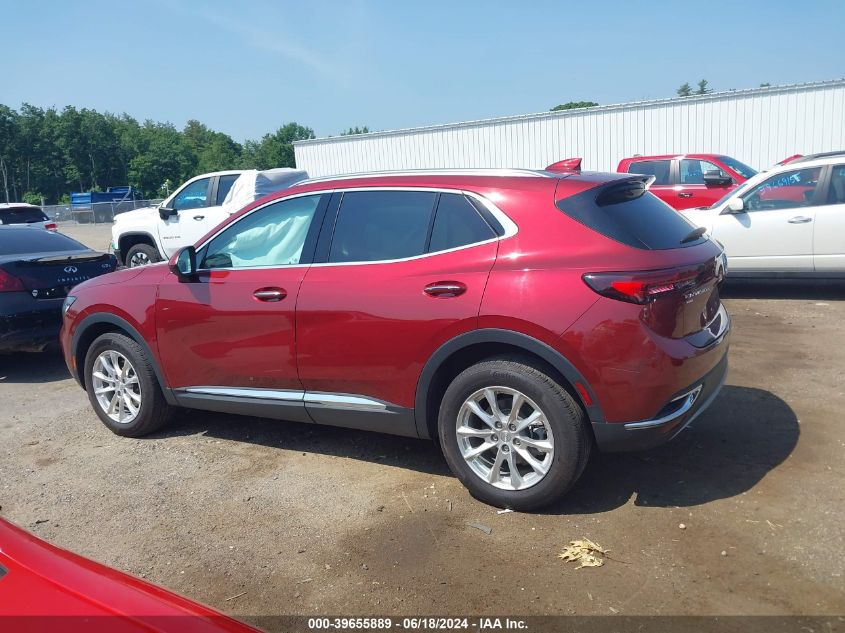 2021 Buick Envision Awd Preferred VIN: LRBFZMR45MD194874 Lot: 39655889