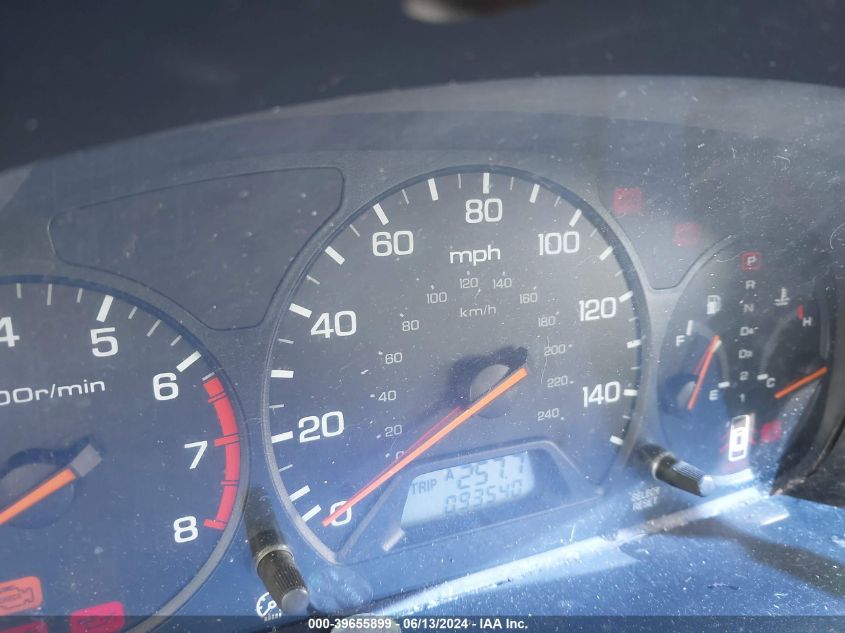 2000 Honda Accord 2.3 Lx VIN: 1HGCG6653YA133342 Lot: 39655899