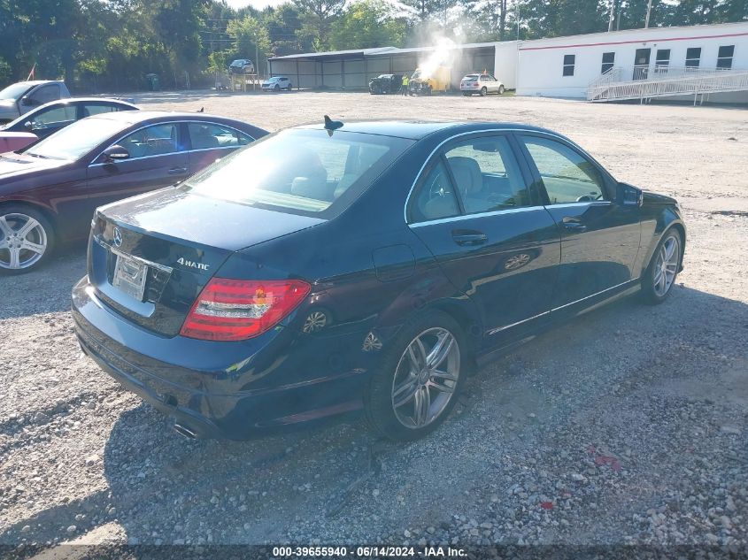 2014 Mercedes-Benz C 300 Luxury 4Matic/Sport 4Matic VIN: WDDGF8AB4ER323097 Lot: 39655940