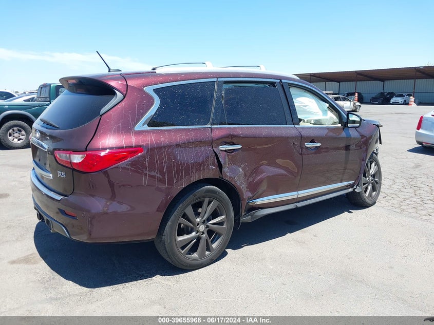 2013 Infiniti Jx35 VIN: 5N1AL0MM1DC306049 Lot: 39655968