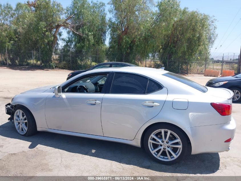 2007 Lexus Is 250 VIN: JTHBK262575038777 Lot: 39655971