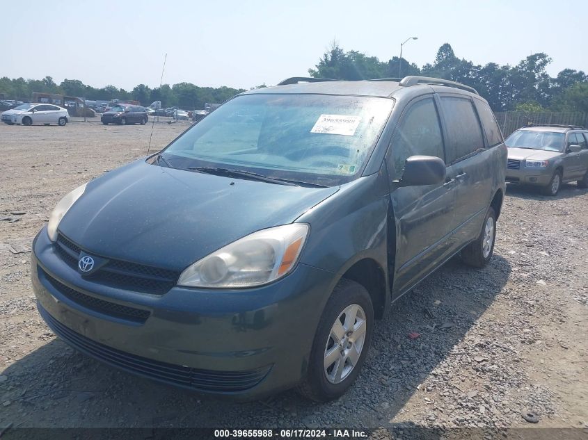2005 Toyota Sienna Le VIN: 5TDZA23C55S264373 Lot: 39655988