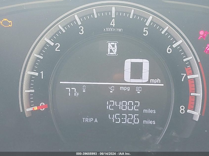 2018 Honda Civic Lx VIN: 2HGFC2F53JH519512 Lot: 39655993