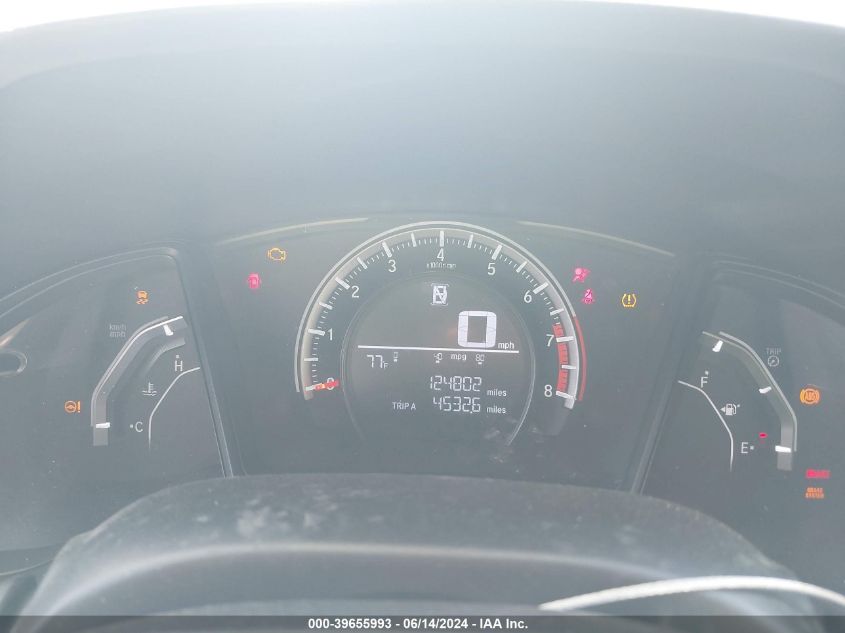 2018 Honda Civic Lx VIN: 2HGFC2F53JH519512 Lot: 39655993