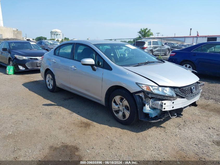 2014 Honda Civic Lx VIN: 19XFB2F52EE214649 Lot: 39655996