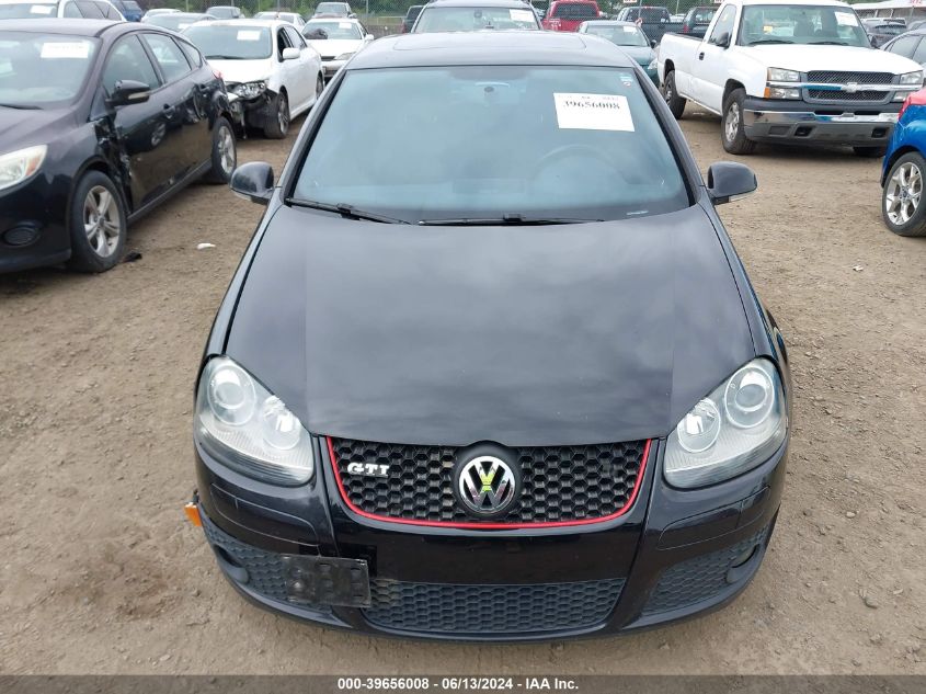 2006 Volkswagen Gti 2-Door VIN: WVWFV71K86W196277 Lot: 39656008