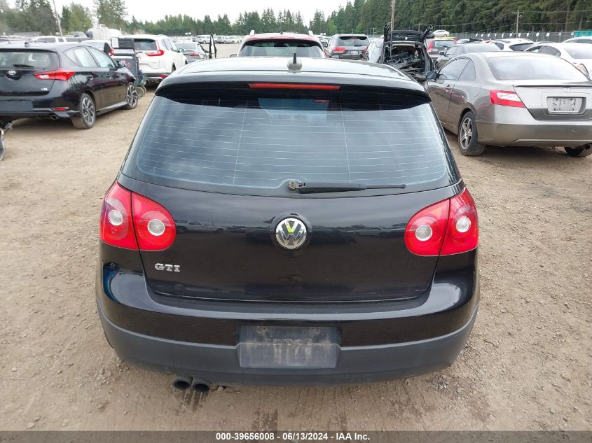 2006 Volkswagen Gti 2-Door VIN: WVWFV71K86W196277 Lot: 39656008