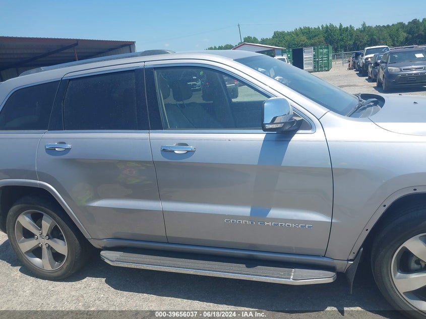 2014 Jeep Grand Cherokee Overland VIN: 1C4RJFCGXEC319721 Lot: 39656037