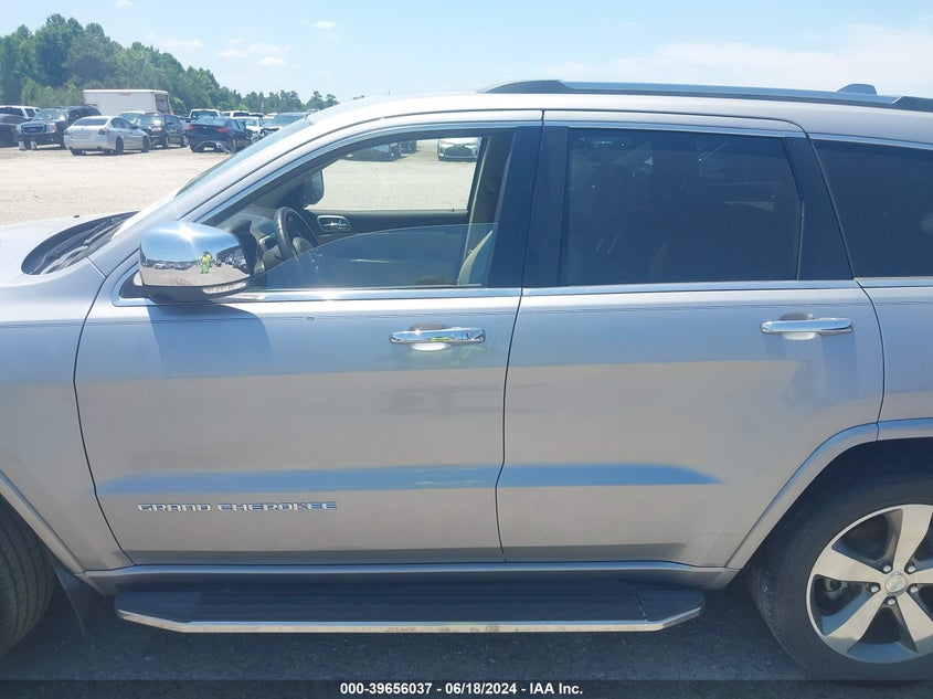 2014 Jeep Grand Cherokee Overland VIN: 1C4RJFCGXEC319721 Lot: 39656037