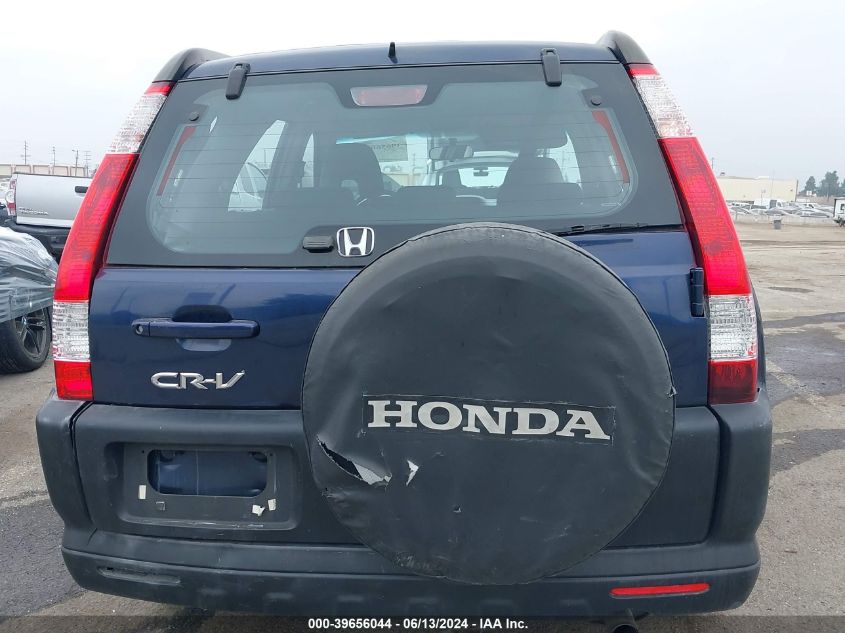 2006 Honda Cr-V Lx VIN: JHLRD68566C013165 Lot: 39656044