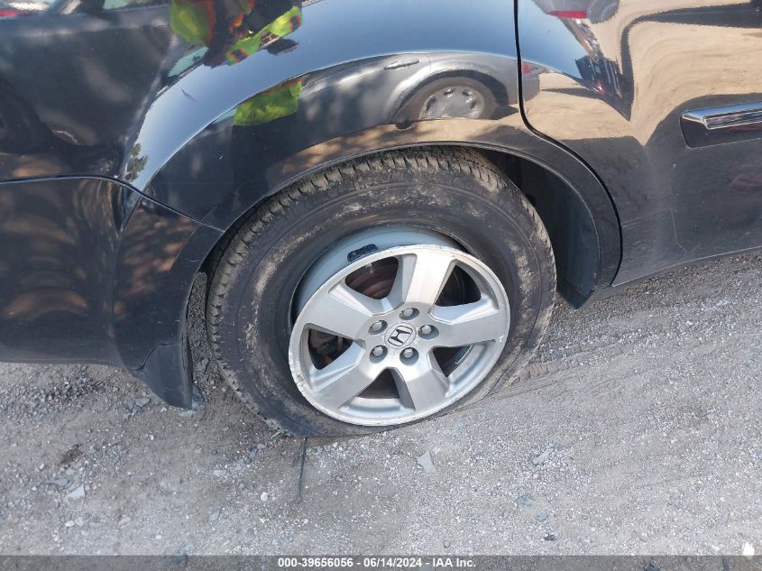 2011 Honda Pilot Ex-L VIN: 5FNYF4H69BB023492 Lot: 39656056