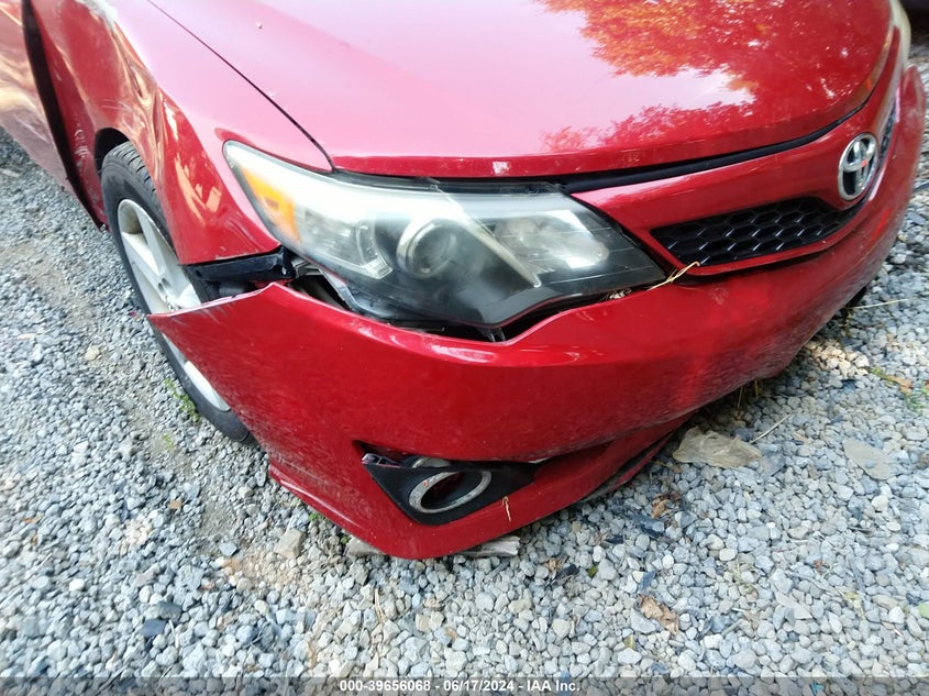 2012 Toyota Camry Se VIN: 4T1BF1FK5CU615304 Lot: 39656068