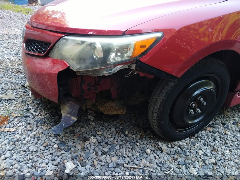 2012 Toyota Camry Se VIN: 4T1BF1FK5CU615304 Lot: 39656068