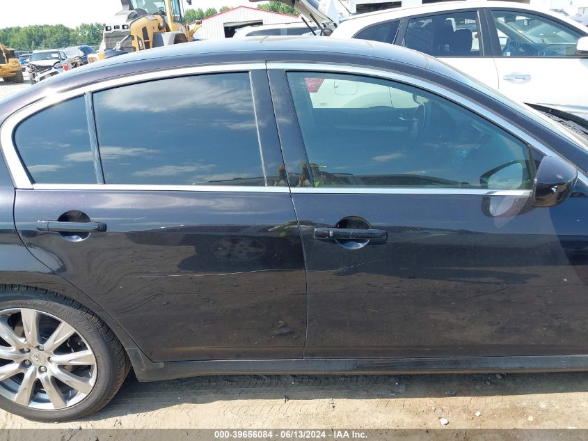 2011 Infiniti G37X Limited Edition VIN: JN1CV6AR3BM401359 Lot: 39656084