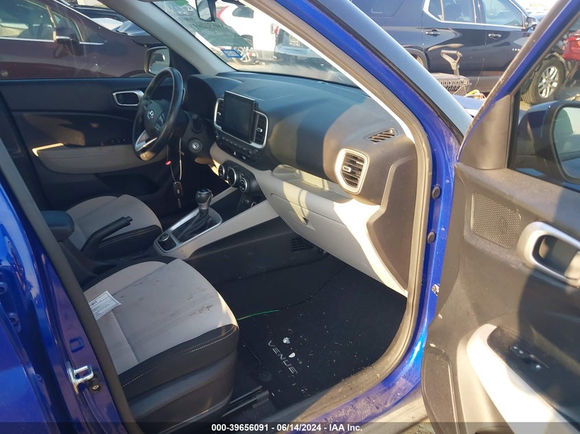 2022 Hyundai Venue Sel VIN: KMHRC8A35NU209039 Lot: 39656091