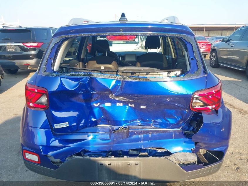 2022 Hyundai Venue Sel VIN: KMHRC8A35NU209039 Lot: 39656091