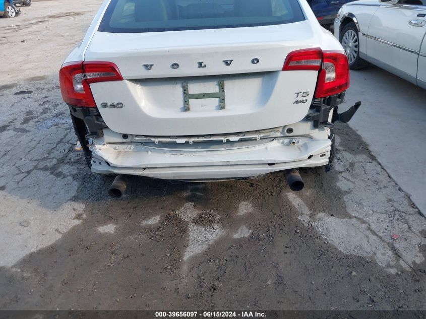 2013 Volvo S60 T5/T5 Platinum/T5 Premier/T5 Premier Plus VIN: YV1612FH8D2192868 Lot: 39656097