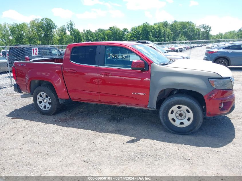 2016 Chevrolet Colorado Lt VIN: 1GCPTCE15G1371765 Lot: 39656105