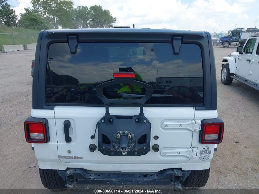 2020 Jeep Wrangler Unlimited Sahara 4X4 VIN: 1C4HJXEN6LW153156 Lot: 39656114