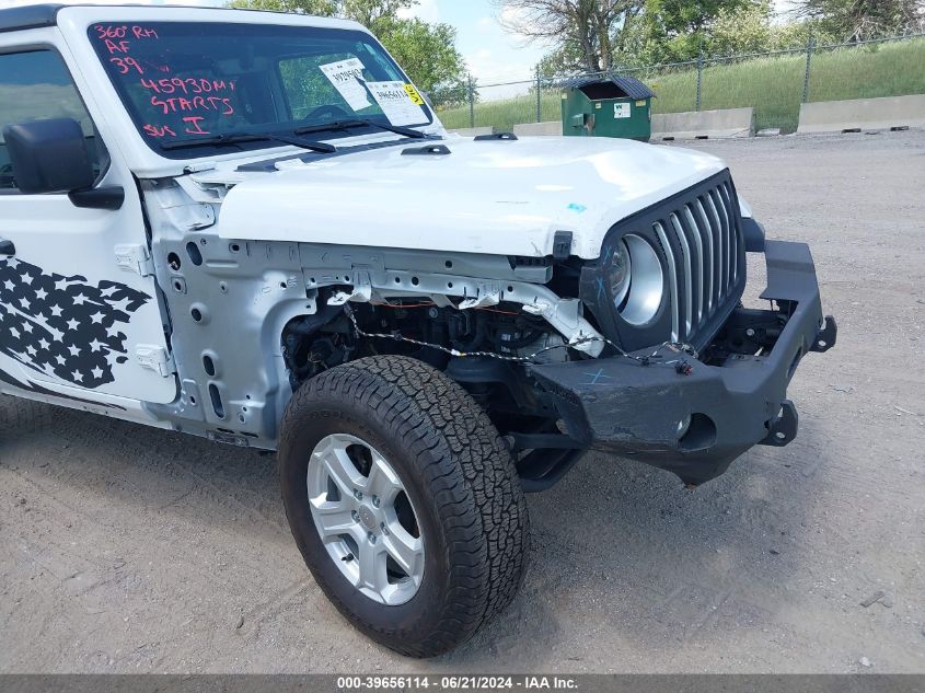 2020 Jeep Wrangler Unlimited Sahara 4X4 VIN: 1C4HJXEN6LW153156 Lot: 39656114