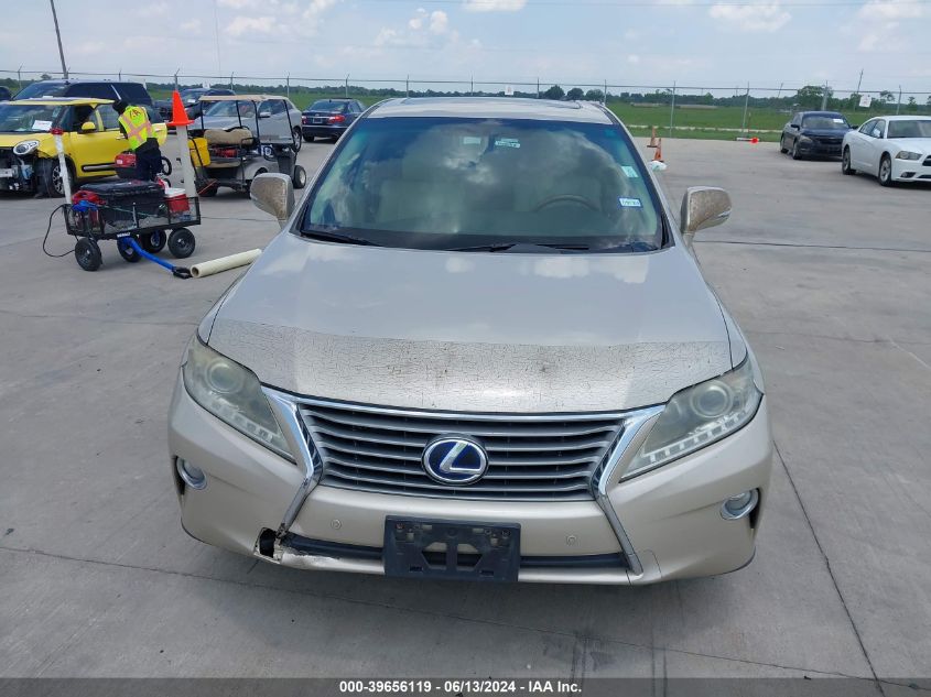 JTJZB1BAXD2411698 2013 Lexus Rx 450H