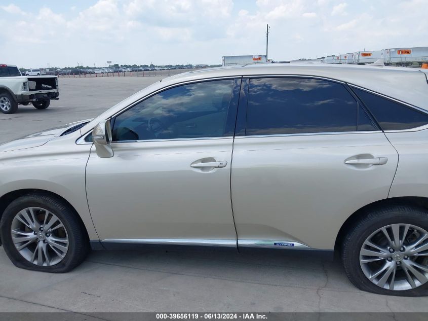 2013 Lexus Rx 450H VIN: JTJZB1BAXD2411698 Lot: 39656119