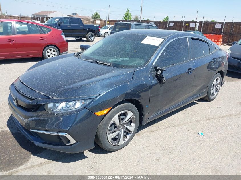 2020 Honda Civic Lx VIN: 19XFC2F61LE020407 Lot: 40586045