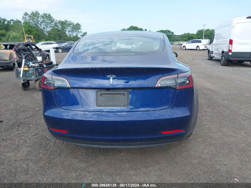 2023 Tesla Model 3 Rear-Wheel Drive VIN: 5YJ3E1EA6PF408763 Lot: 39656139