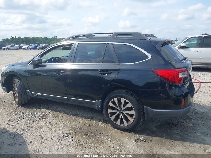 2015 Subaru Outback 2.5I Limited VIN: 4S4BSBLC4F3229207 Lot: 39656180