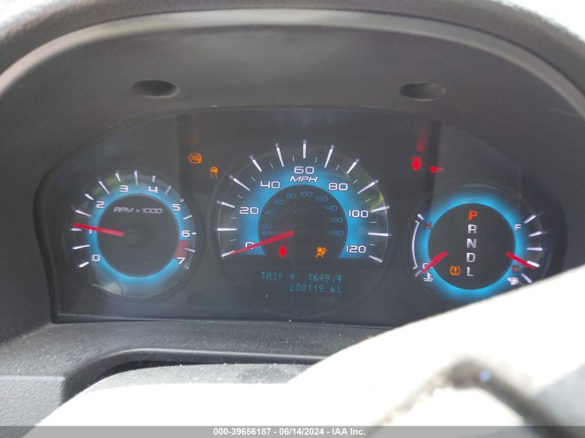 2011 Ford Fusion Sel VIN: 3FAHP0JAXBR189237 Lot: 39656187