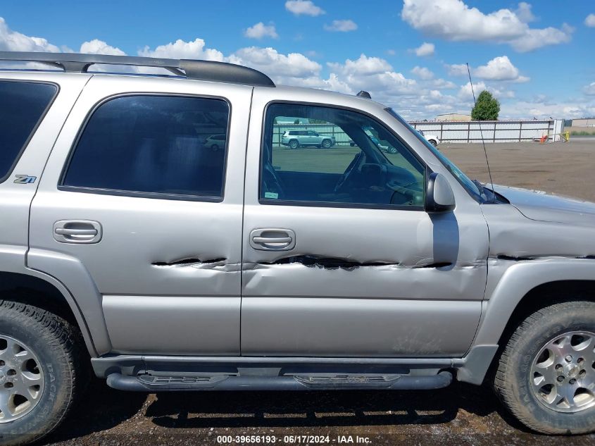 2004 Chevrolet Tahoe Z71 VIN: 1GNEK13Z44R309267 Lot: 39656193