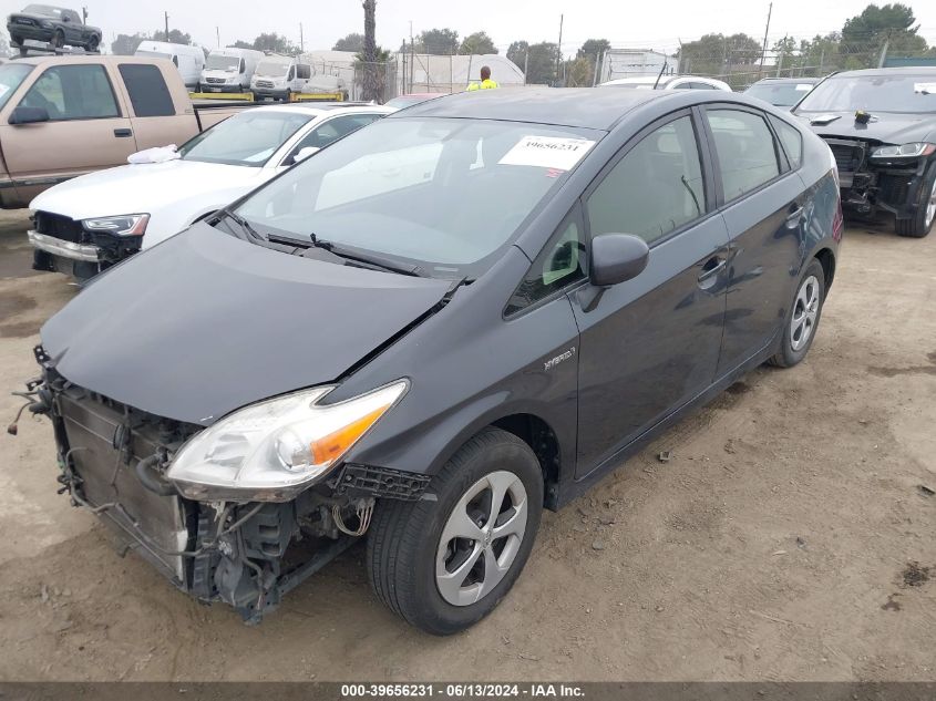 2014 Toyota Prius Two VIN: JTDKN3DU2E1811096 Lot: 38096669