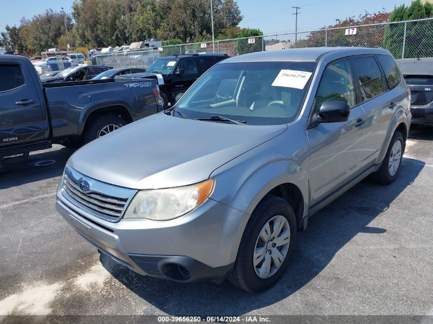 2010 Subaru Forester 2.5X VIN: JF2SH6AC7AH756216 Lot: 39656250