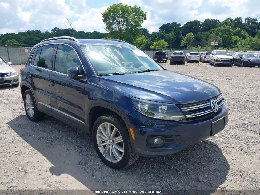 2014 Volkswagen Tiguan S/Se/Sel/R-Line VIN: WVGBV3AX4EW538515 Lot: 39656252