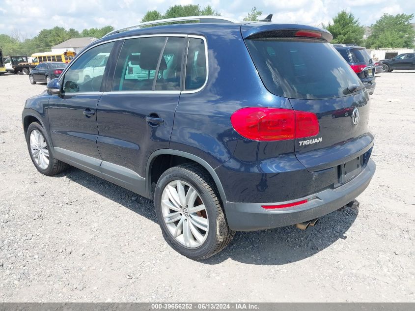 2014 Volkswagen Tiguan S/Se/Sel/R-Line VIN: WVGBV3AX4EW538515 Lot: 39656252