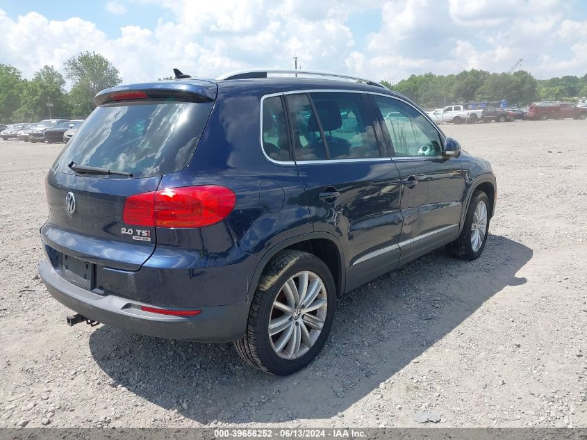 2014 Volkswagen Tiguan S/Se/Sel/R-Line VIN: WVGBV3AX4EW538515 Lot: 39656252