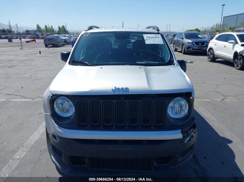 2016 Jeep Renegade Sport VIN: ZACCJAAW8GPE32777 Lot: 39656254