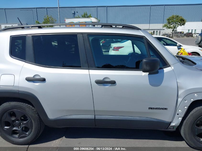 2016 Jeep Renegade Sport VIN: ZACCJAAW8GPE32777 Lot: 39656254