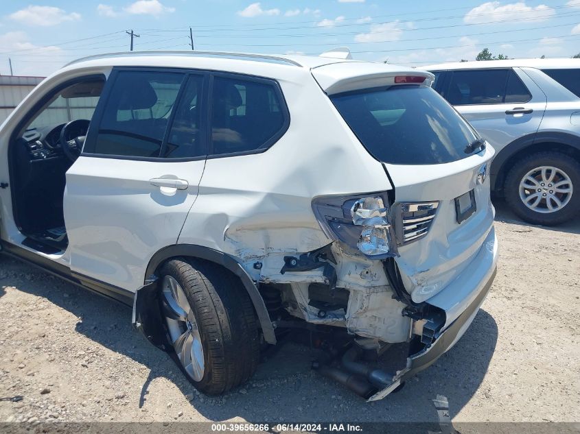2016 BMW X3 xDrive28I VIN: 5UXWX9C5XG0D73544 Lot: 39656266