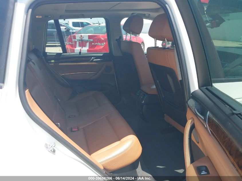 2016 BMW X3 xDrive28I VIN: 5UXWX9C5XG0D73544 Lot: 39656266