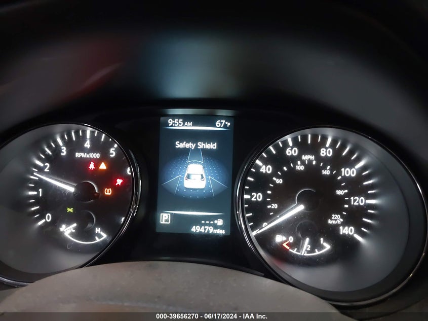 2017 Nissan Rogue Sv VIN: 5N1AT2MV1HC887126 Lot: 39656270