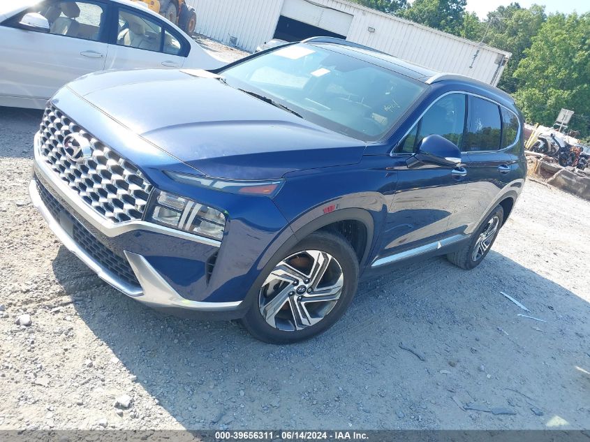 2021 Hyundai Santa Fe Sel VIN: 5NMS34AJXMH328370 Lot: 39656311