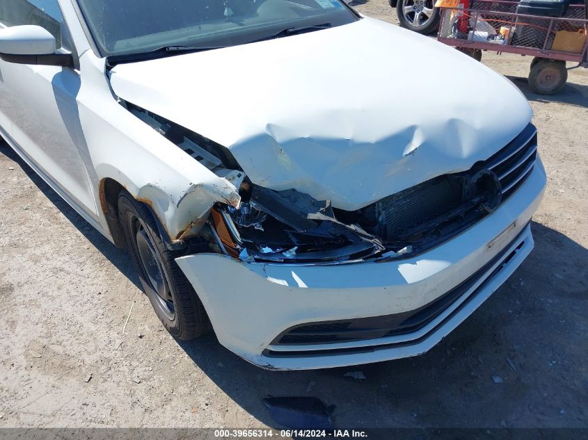2017 Volkswagen Jetta 1.4T S VIN: 3VW2B7AJ6HM262727 Lot: 39656314