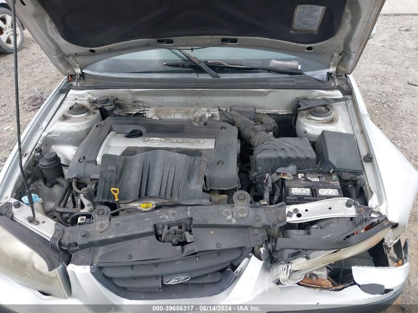 2005 Hyundai Elantra Gls/Gt VIN: KMHDN46DX5U021325 Lot: 39656317