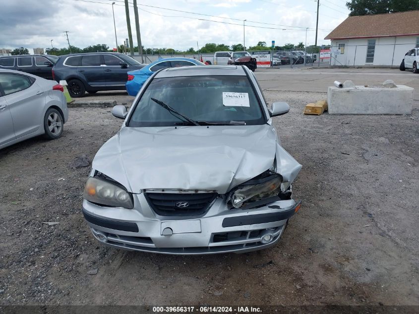 2005 Hyundai Elantra Gls/Gt VIN: KMHDN46DX5U021325 Lot: 39656317