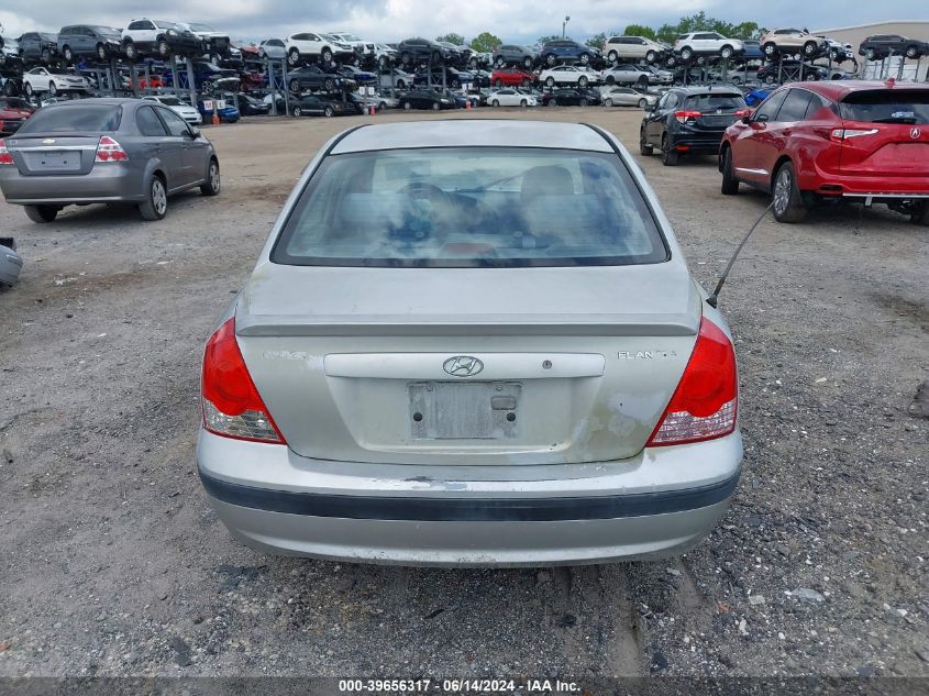 2005 Hyundai Elantra Gls/Gt VIN: KMHDN46DX5U021325 Lot: 39656317