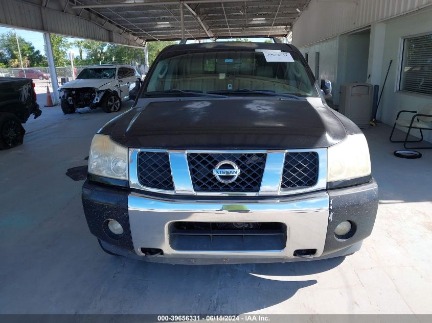 2007 Nissan Armada Le VIN: 5N1BA08C17N70807 Lot: 39656331