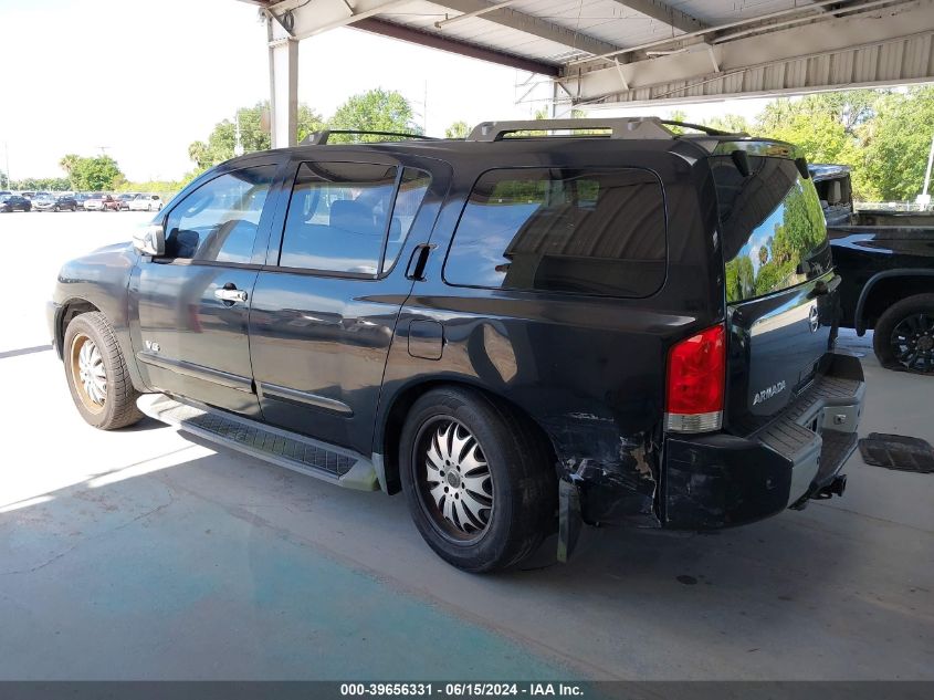 2007 Nissan Armada Le VIN: 5N1BA08C17N70807 Lot: 39656331